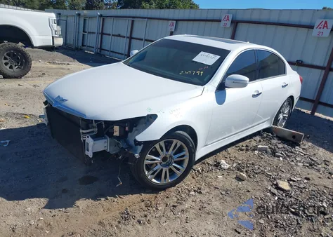 2014 Hyundai Genesis 3.8 z USA, uszkodzony, nr VIN KMHGC4DD1EU264799